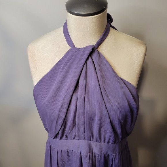 NWOT Union Station Bride's Maid Dress with Twisted Neckline in Colour Size 12/14 - Picture 2 of 10